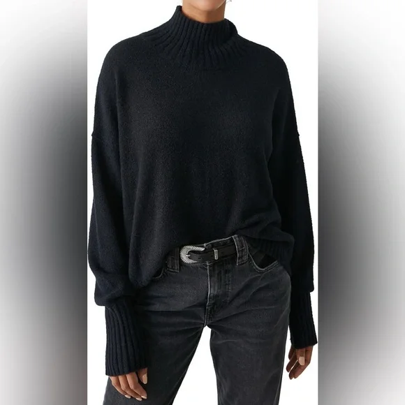 Free People Vancouver Mock Neck Sweater Size S - Picture 1 of 14